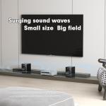 Ortizan C7 Dual-Mode 2.0 Studio Monitors, Active Monitor Speakers for Near Field Music Production, Bluetooth 5.3 Wireless Computer PC Monitor Gaming Bookshelf Speakers(Pair, Black)