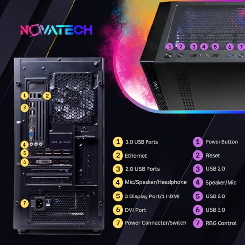 NOVATECH Phantom Gaming PC - Intel i7, 16GB RAM