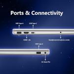 HP 15.6" FHD Touch Laptop, Intel i5, 16GB RAM, 512GB SSD, Windows 11 Pro, Wi-Fi 6, Flagship Business Laptop Bundle with Docking Station – Natural Silver