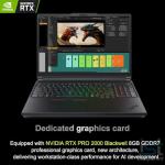 Lenovo ThinkPad P16 Gen 3 Mobile Workstation Laptop (16" 4K+ UHD+, NVIDIA RTX PRO 2000 Blackwell 8GB, Intel Core Ultra 7 255HX, 32GB DDR5, 1TB SSD) for Engineer, Designer, 2x Thunderbolt 5, Win 11 Pro