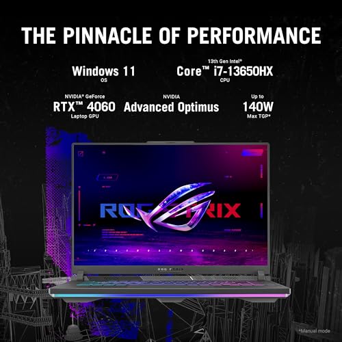 ASUS ROG Strix G16 Gaming Laptop, 16", RTX 4060