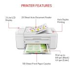 Canon PIXMA TR4720 All-in-One Wireless Printer Home use, with Auto Document Feeder, Mobile Printing and Built-in Fax, White