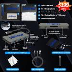 HP Stream 14" HD Laptop, Intel Processor N150, 16GB RAM, 1.12TB Storage(128GB UFS+1TB Docking Station Set), Intel Graphics, Webcam, Wi-Fi 6, 1 Year Office 365, Copilot, Fast Charge, Win 11, Pink