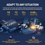 Dell Inspiron 15 Touchscreen Laptop for 2025-2026 Business Student Home, AI Computer, 15.6" FHD, 10-Core Intel i5, 16GB RAM, 1TB Storage (512GB SSD+500GB Ext) MarxsolAddon, Win 11 Pro, Lifetime Office