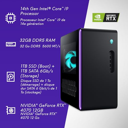 Alienware Aurora R16 Gaming Desktop - i9, RTX 4070