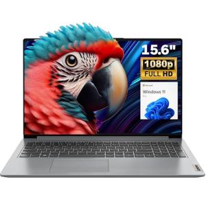 Lenovo IdeaPad 15.6" FHD Laptop for Business and Student, 36GB RAM, 1TB SSD, Intel Dual-core Processor, WiFi6, Bluetooth 5.2, Type-C, HDMI, Cloud Grey, Windows 11 Pro, Z&O Accessories