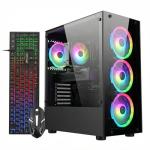 STGAubron Gaming PC Desktop Computer, Intel Core i7-6700 up to 4.0G, GeForce RTX 2060S 8G, 32GB DDR4, 1TB SSD, 600M WiFi, BT 5.0, RGB Fan x6, Windows 11 Home