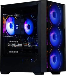 OKAMUS Gaming PC Computer Desktop, i7 CPU up to 3.5 GHz, GTX 1660S 6GB Graphics, 1TB NVMe SSD, 32GB DDR4 ECC RAM, RGB Fan x4, 550W PSU (i7+GTX 1660S+1T+32G)