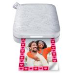 HP Sprocket Portable 2x3 Instant Photo Printer (Luna Pearl) Print Pictures on Zink Sticky-Backed Paper from Your iOS & Android Device.