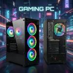 STGAubron Gaming PC Desktop Computer, Intel Core i7 up to 3.9G, GeForce GTX 1660 Super 6G, 32GB RAM, 1TB SSD, WiFi, BT 5.0, RGB Fan x6, Windows 11 Home