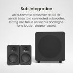 Kanto ORA Bi-Amplified Bluetooth Desktop Speakers