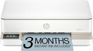 HP Envy 6165e Wireless All-in-One Color Inkjet Printer, Portobello, Print, scan, Copy, Duplex Printing Best-for-Home, 3 Month Instant Ink Trial Included, AI-Enabled (714L6A) (Renewed Premium)