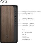 HP OmniDesk (M03-0060) Desktop PC, Intel Core Ultra 7 265, NVIDIA GeForce RTX 5060,64 GB DDR5 RAM,1TB SSD, Wi-Fi 6,Bluetooth 5.4,Wired KB & Mouse, Win 11 Pro Microsoft Copilot,(2025)