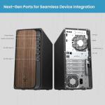 HP OmniDesk (M03-0060) Desktop PC, Intel Core Ultra 7 265, NVIDIA GeForce RTX 5060,64 GB DDR5 RAM,1TB SSD, Wi-Fi 6,Bluetooth 5.4,Wired KB & Mouse, Win 11 Pro Microsoft Copilot,(2025)