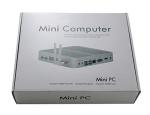 KINGDEL Fanless Mini PC, Nettop i5 CPU Personal Computer, 16GB RAM, 256GB SSD, 2xCOM RS232 4xUSB 3.0 HD Port VGA, Metal Body, WF