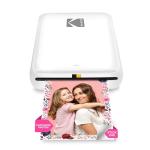 KODAK Step Instant Smartphone Photo Printer - Portable Mini Color Wireless Mobile Printer - Zink 2x3” Sticky-Back Photos - Bluetooth Compatible with iOS & Android Devices - Fun Editing App - White