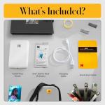 KODAK Step Instant Smartphone Photo Printer - Portable Mini Color Wireless Mobile Printer - Zink 2x3” Sticky-Back Photos - Bluetooth Compatible with iOS & Android Devices - Fun Editing App - White