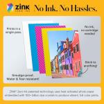 KODAK Step Instant Smartphone Photo Printer - Portable Mini Color Wireless Mobile Printer - Zink 2x3” Sticky-Back Photos - Bluetooth Compatible with iOS & Android Devices - Fun Editing App - White