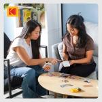 KODAK Step Instant Smartphone Photo Printer - Portable Mini Color Wireless Mobile Printer - Zink 2x3” Sticky-Back Photos - Bluetooth Compatible with iOS & Android Devices - Fun Editing App - White