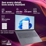 Lenovo 15.3" FHD+ Laptop Computer, Intel 8-Core i5-13420H, 16GB DDR4 RAM, 512GB PCIe SSD, WiFi 6, Bluetooth 5.2, HDMI, Type-C, Copilot Key, Windows 11 Home, Slate