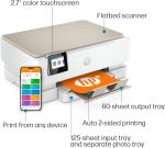 HP Envy Inspire 7255e Wireless Color Thermal Inkjet Printer, Print, scan, Copy, Easy Setup,Mobile Printing, Best-for-Home, Instant Ink (Renewed Premium)