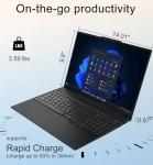 Lenovo ThinkPad E16 Gen 3 Business AI PC Laptop (16" FHD+ Anti-Glare, Intel 16-Core Ultra 7 255H (> i9-13900H), 32GB DDR5 RAM, 1TB SSD) Thunderbolt 4, 5MP Webcam, Fingerprint Reader, Win 11 Pro