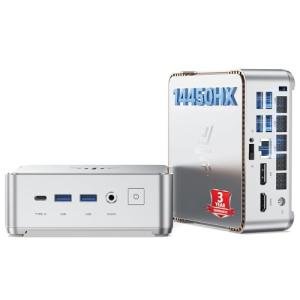 KAMRUI Hyper H2 Mini Gaming PC, in-tel Core i7-13620H Mini Computers (Beats 1280P, 10C/16T, up to 4.9GHz), 32GB RAM 1TB PCle4.0 SSD Desktop Computer, Triple 4K Display, USB4, WiFi6, BT5.2, Business