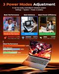 KAIGERR Laptop, 16GB DDR4 512GB SSD Laptop Computer, 16.0inch Windοws 11 Laptop with Ιntel 12th Quad-Core Processor(Up to 3.6GHz), 1920P FHD Display, WiFi 6, USB3.2, Type_C,Long Battery Life