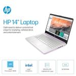 HP 14" Ultra-Light Laptop for Student & Home (Narrow-Bezel Display, Intel Pentium N5030, 16GB RAM, 512GB SSD, 1-Year Office 365) 11-Hr Long Battery Life, Webcam, Wi-Fi, IST Card, Win 11 Home, Silver