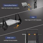 Dardoo G923 Racing Simulator Cockpit with Monitor Frame