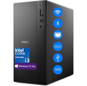 Dell ECT1250 Tower Desktop Computer for Ultimate Home & Office Multitasking, 14th Gen Intel 4-Core CPU, 64GB DDR5 RAM, 2TB PCIe SSD, 4K Dual Monitor Support, WiFi 6, Bluetooth, Windows 11 Pro