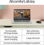 HP 17.3" Touchscreen Business Laptop, AMD Ryzen 5 Processor (Beats Intel i7-1355U), 16GB DDR5 RAM, 1TB Storage(512GB SSD & 500GB External), USB-C, Wi-Fi 6, Windows 11 Pro + Copilot, Earphone Jack