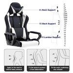 Ergonomic High-Back Gaming Chair with Lumbar Support