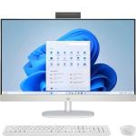 HP 27" FHD Touchscreen All-in-One Desktop Computer, 16GB DDR5 RAM 1.5TB Storage(1TB SSD and 512GB External), AMD Ryzen 5 7520U Processor, WiFi6, Wireless Keyboard & Mouse, Windows 11