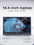 18.5 Inch Laptop Computer with 8000 mAh Battery,Intel N150 Quad-Core Processor UP to 3.6GHZ,16GB DDR4 RAM 512GB SSD,WiFi 5,Full HD IPS Display,WIFI,2025 Windows 11 Laptops for Business Office Student