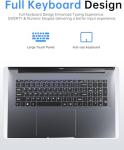18.5 Inch Laptop Computer with 8000 mAh Battery,Intel N150 Quad-Core Processor UP to 3.6GHZ,16GB DDR4 RAM 512GB SSD,WiFi 5,Full HD IPS Display,WIFI,2025 Windows 11 Laptops for Business Office Student