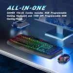 RGB Gaming Keyboard and M601 Mouse Bundle