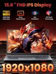 Rumtuk 15.6" FHD Laptop, AMD Ryzen 5 3500U (Up to 3.7GHz), AMD Radeon Graphics,16GB RAM 512GB NVMe SSD Laptop Computer with Backlit KB, Fingerprint Reader, Webcam Privacy Shutter, Adjustable Touchpad