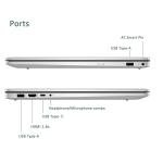 HP 17.3" Laptop, Full HD (1920 * 1080) Display, AMD Ryzen 5 Processor (Beats i7-11370H), 16GB RAM, 512GB SSD, Windows 11 Home, Webcam, Wi-Fi, Bluetooth, Natural Silver, Alpacatec Accessory