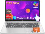 HP 2025 New 17 Inch Touchscreen Laptop,17.3" HD+ Anti Glare Display, AMD Ryzen 5 7430U, AMD Radeon Graphics, 16 GB RAM, 1 TB SSD, Copilot-AI, Wi-Fi 6, Windows 11 Pro, w/Accessories