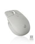 EWEADN Q21 Wireless Mouse for Small Hands, Dual Mode Bluetooth & 2.4G Rechargeable Computer Mouse, Silent Floating Buttons, 3 Adjustable DPI Portable Multi-Device PC Mouse for Office, Laptop, Mac-Grey