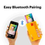 Kodak Mini 2 Retro 4PASS Portable Photo Printer, 2.1x3.4 inches, 38 Sheets Bundle, White