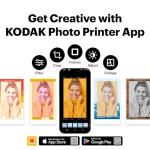 Kodak Mini 2 Retro 4PASS Portable Photo Printer, 2.1x3.4 inches, 38 Sheets Bundle, White