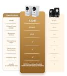 Edifier R20BT Computer Speakers, 2.75" Full-Range Drivers, Bluetooth 6.0,Touch Controls, AUX & USB-C Inputs, Headphone Jack, Custom Ambient Light & Sound Profiles via APP- White