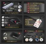 Dell Inspiron 15 Touchscreen Laptop for 2025-2026 Business Student Home, AI Computer, 15.6" FHD, 10-Core Intel i5, 32GB RAM, 1TB Storage (512GB SSD+500GB Ext) MarxsolAddon, Win 11 Pro, Lifetime Office