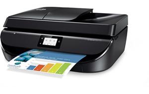 HP OfficeJet 5255 All-in-One Printer with Mobile Printing, Instant Ink Ready - Black (Renewed)