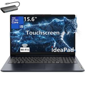 Lenovo 15.6" Touchscreen Laptop Computer, Intel 10-Core i5-1335U, 24GB RAM, 1TB PCIe SSD, Lifetime Office 365, WiFi 6, Type-C HUB, Fast Charge, Windows 11 Home, 2026 Edition for Business & Student
