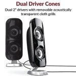 Cyber Acoustics CA-3810 2.1 Stereo Speaker Set