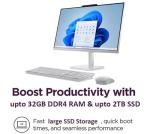 Lenovo 24" FHD All-in-One Desktop Computer, Intel 4-Core Processor (Beats i3-1110G4), 16GB RAM, 1TB PCIe SSD, HDMI, WiFi 6, RJ45, Bluetooth, Business AIO, Vent-Hear, Keyboard & Mouse, Windows 11 Pro
