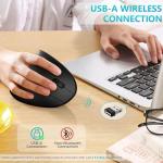 Lekvey Rechargeable Vertical Ergonomic Wireless Mouse